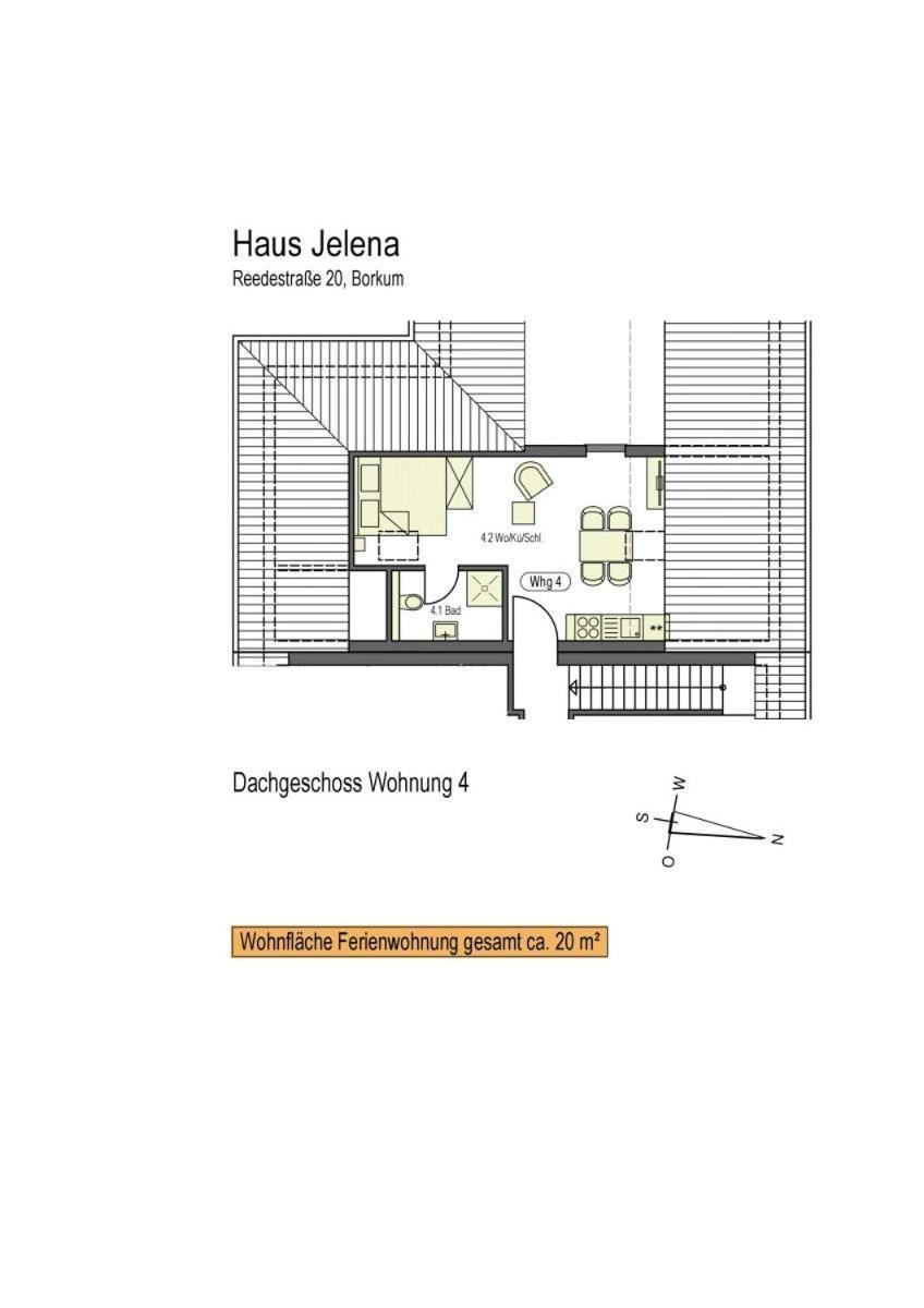 Haus Jelena Appartement 4 Borkum Kültér fotó
